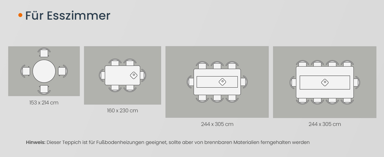 Килим SONGMICS HOME Vintage, 120x170 см, для вітальні, спальні, кухні, коридору, їдальні, сірий (TAR032G01)