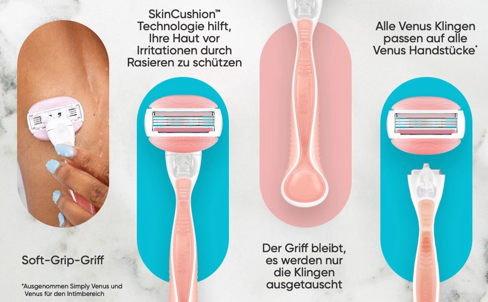 Жіноча бритва Gillette Venus Comfortglide Spa Breeze, рожева (бритва + 4 смінних касети)