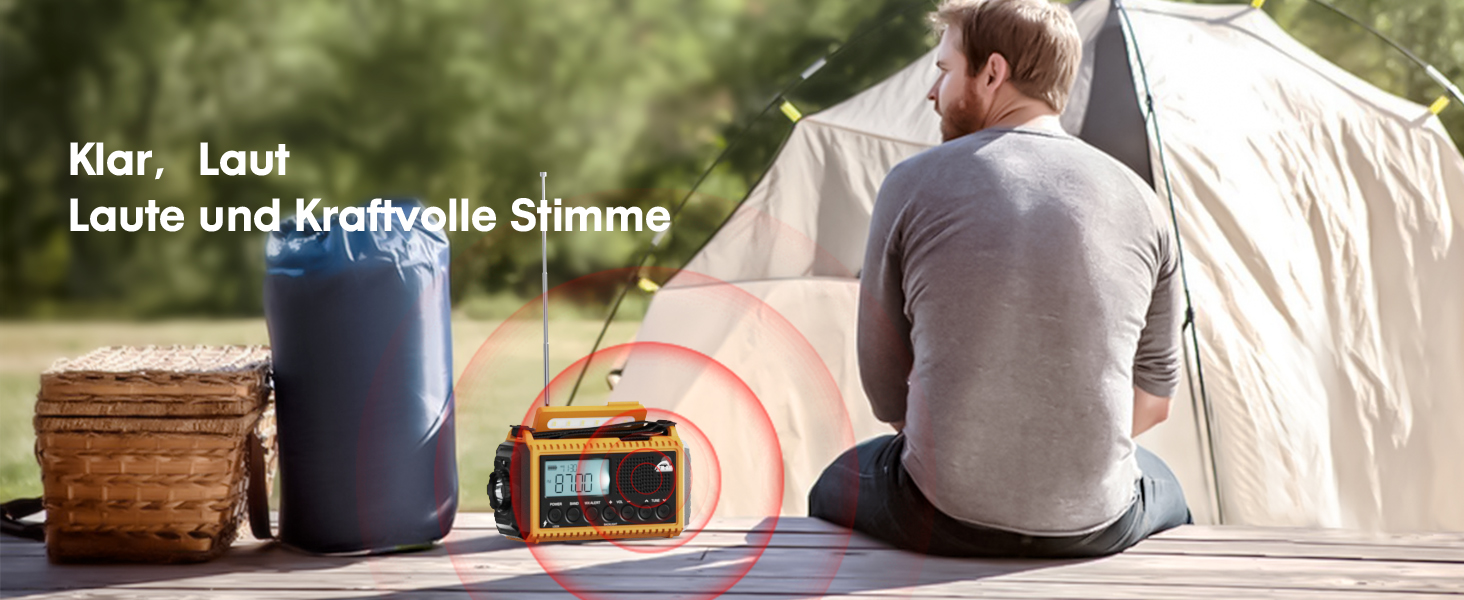 Радіоприймач Kurbelradio 12000mAh з сонячною панеллю та ручкою, AM/FM/SW, USB-зарядка, ліхтарик, SOS-сигнал, для кемпінгу та надзвичайних ситуацій, зелений