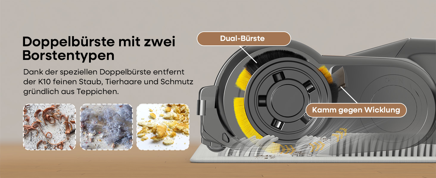 Акумуляторний пилосос ElecKeys K10: 50000Pa, 600W, 70хв, LED дисплей, 1.8L, антинамотування, для тварин, килимів, твердих поверхонь, авто, блакитний