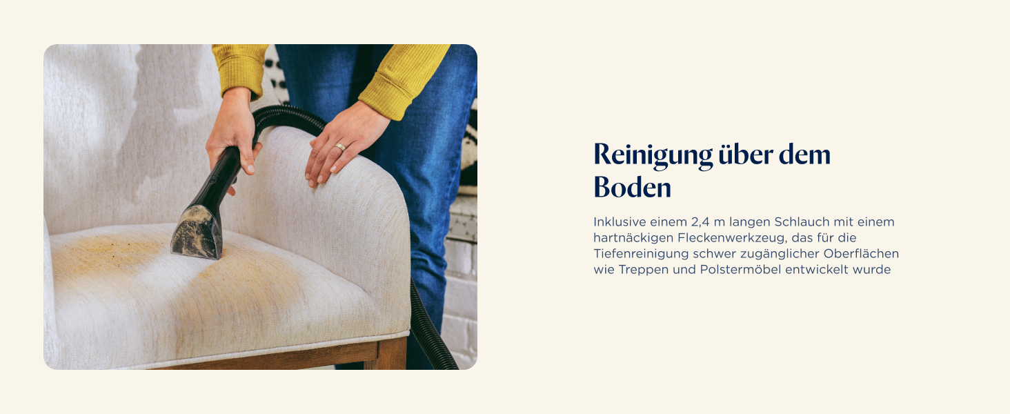 BISSELL Revolution HydroSteam: професійний мийний пилосос для килимів з парою, 1300W, 3670N