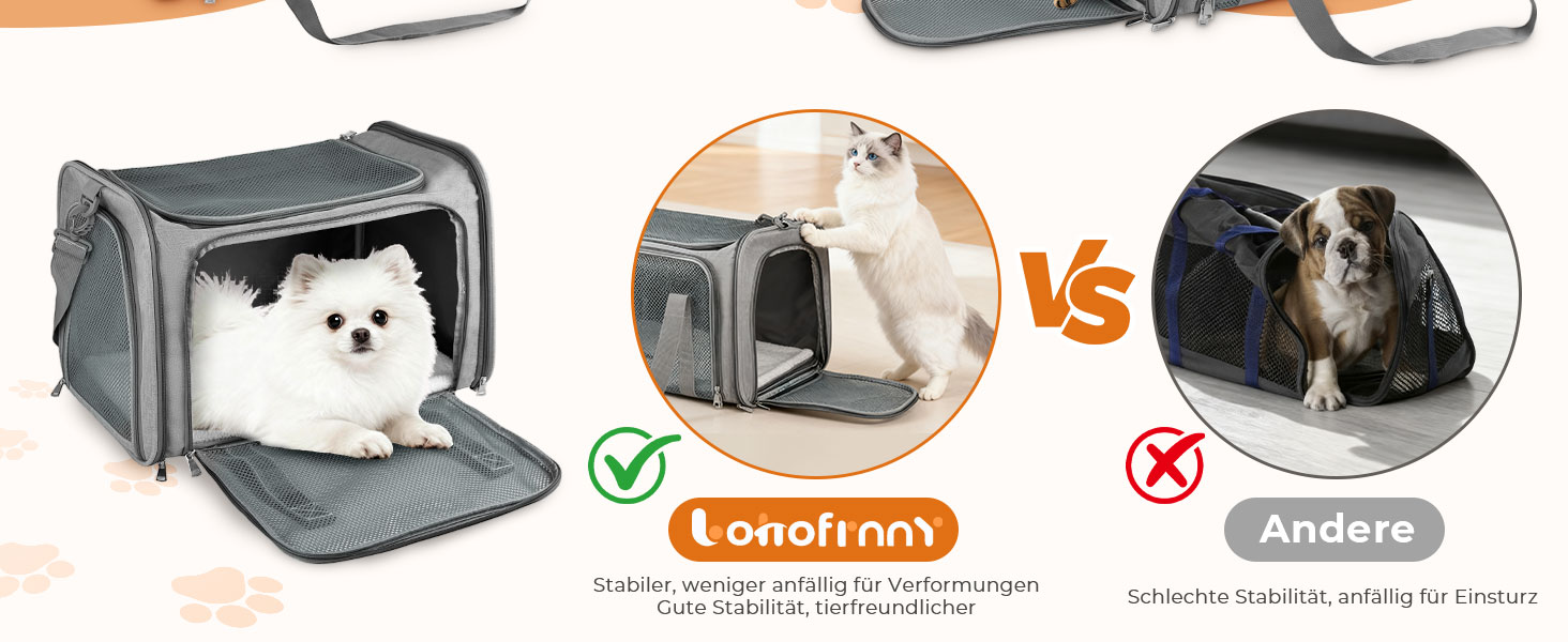 Транспортна сумка для кота/собаки до 5 кг, сіра, 43x28x28 см