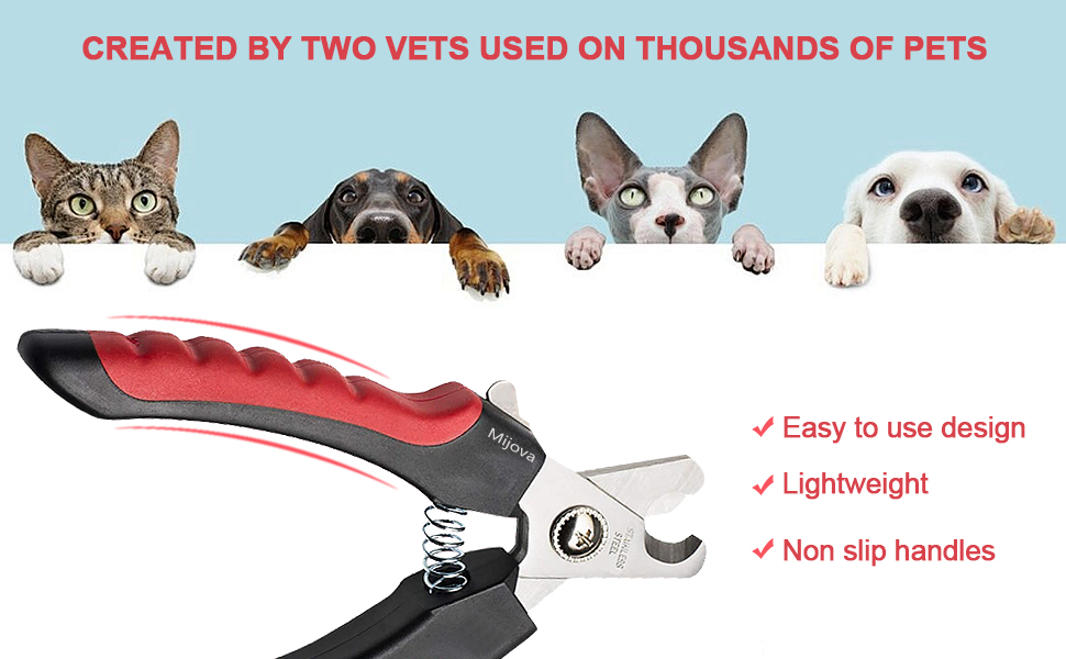 Професійний кусачок для нігтів собак та котів з захистом, рожевий