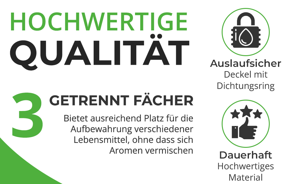 Преміум ланчбокс: сталевий контейнер для їжі дорослим та дітям з відділеннями. Ідеальний для школи, університету, офісу та подорожей.