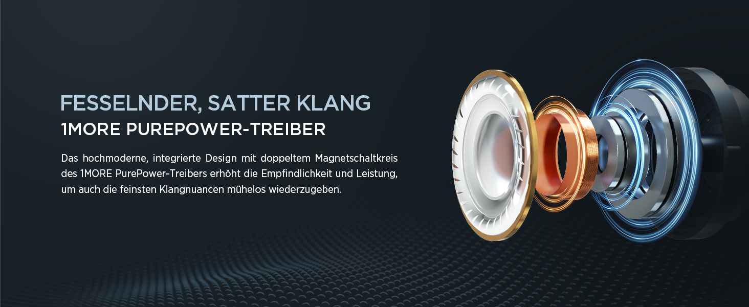 1MORE Fit S50: Бездротові навушники-вкладки для спорту з мікрофоном, Bluetooth 5.3, ENC шумозаглушення, IPX7, 38 годин роботи, швидка зарядка (Чорний)