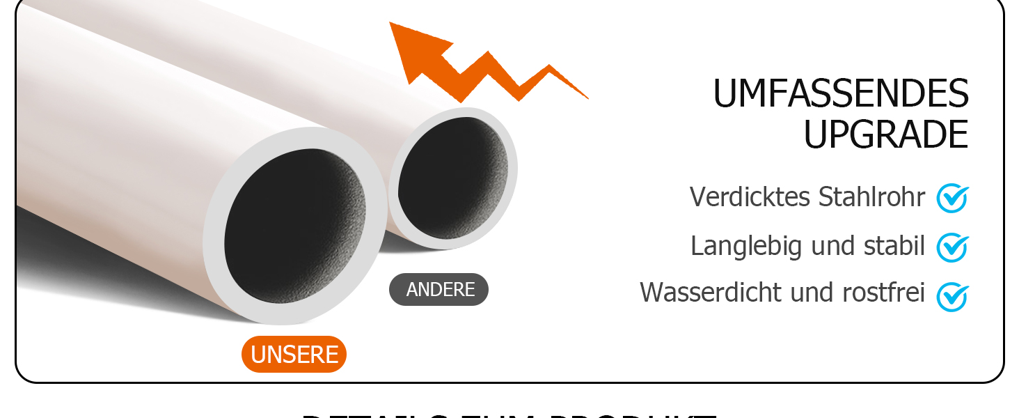 Стійка для одягу KZOBYD з полицями та вішалкою, металева, біла