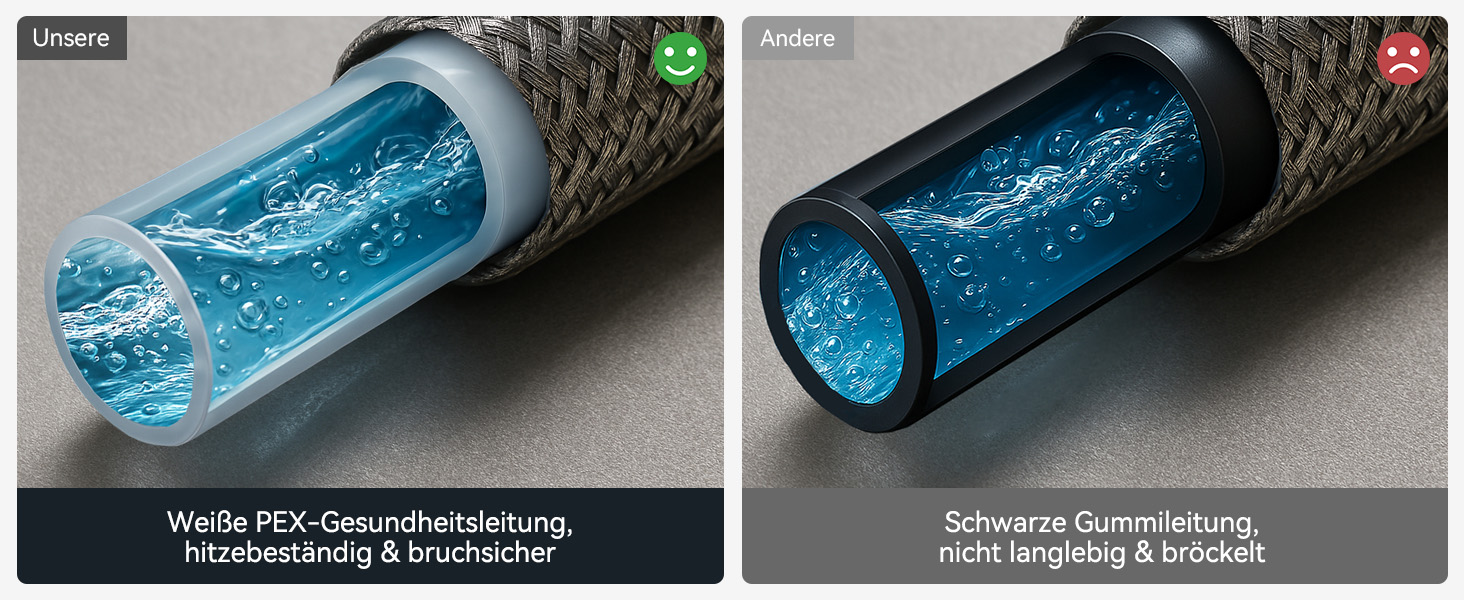 Кран кухонний CECIPA з висувною лійкою, високотискний, з двома режимами розпилення, поворотний на 360°, з нержавіючої сталі, матовий