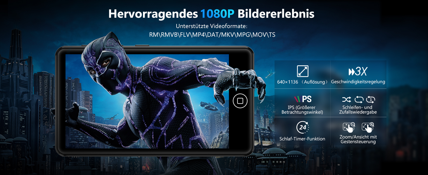 MP3 плеєр Spotify з Bluetooth та Wi-Fi, 5