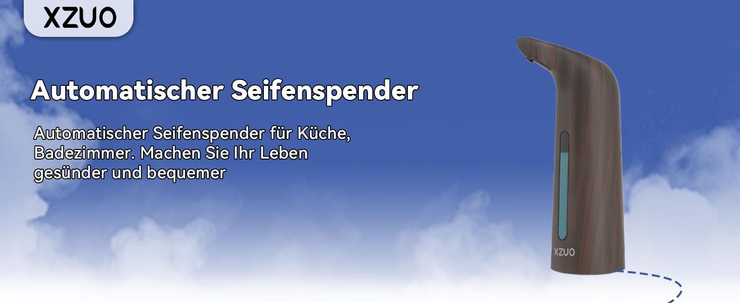 Автоматичний безконтактний диспенсер для мила з 4 рівнями регулювання, 400 мл, електричний, на батарейках, для встановлення на стіл, з інфрачервоним сенсором, бронзовий (400 мл, глибока зернистість)