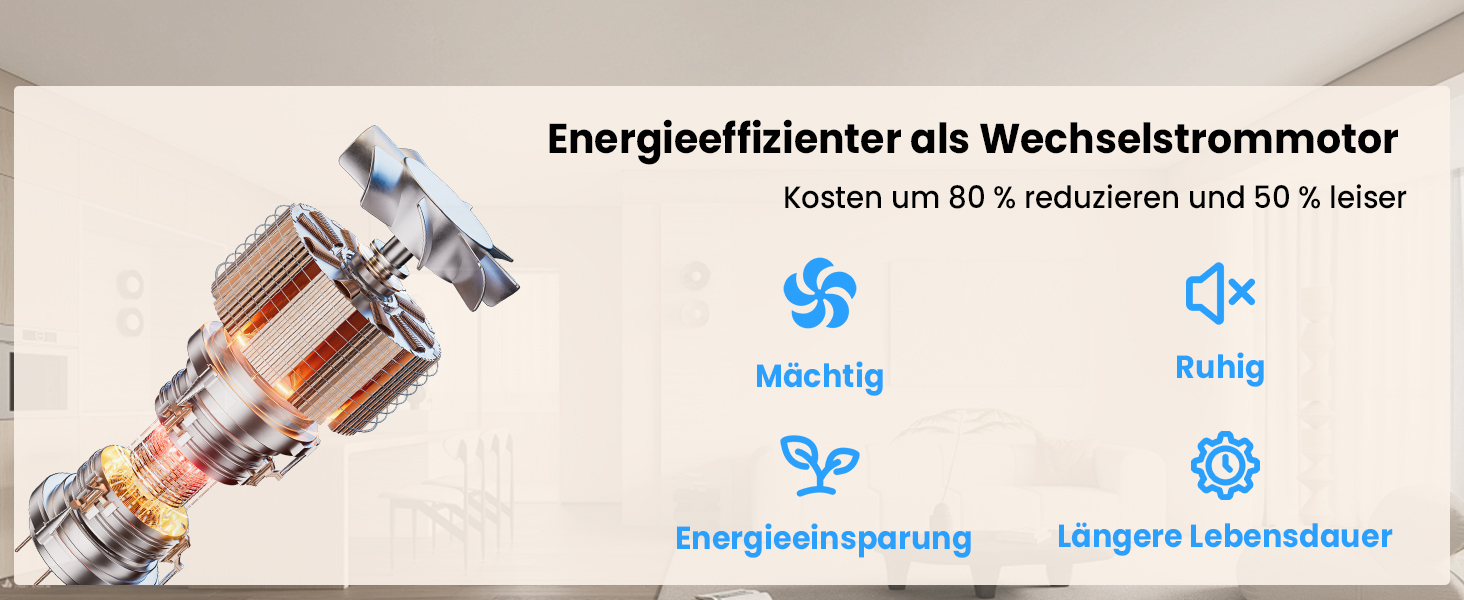Deckenventilлятор Newday з підсвіткою та пультом керування, 122 см, дерев'яний, з DC мотором, для спальні/вітальні
