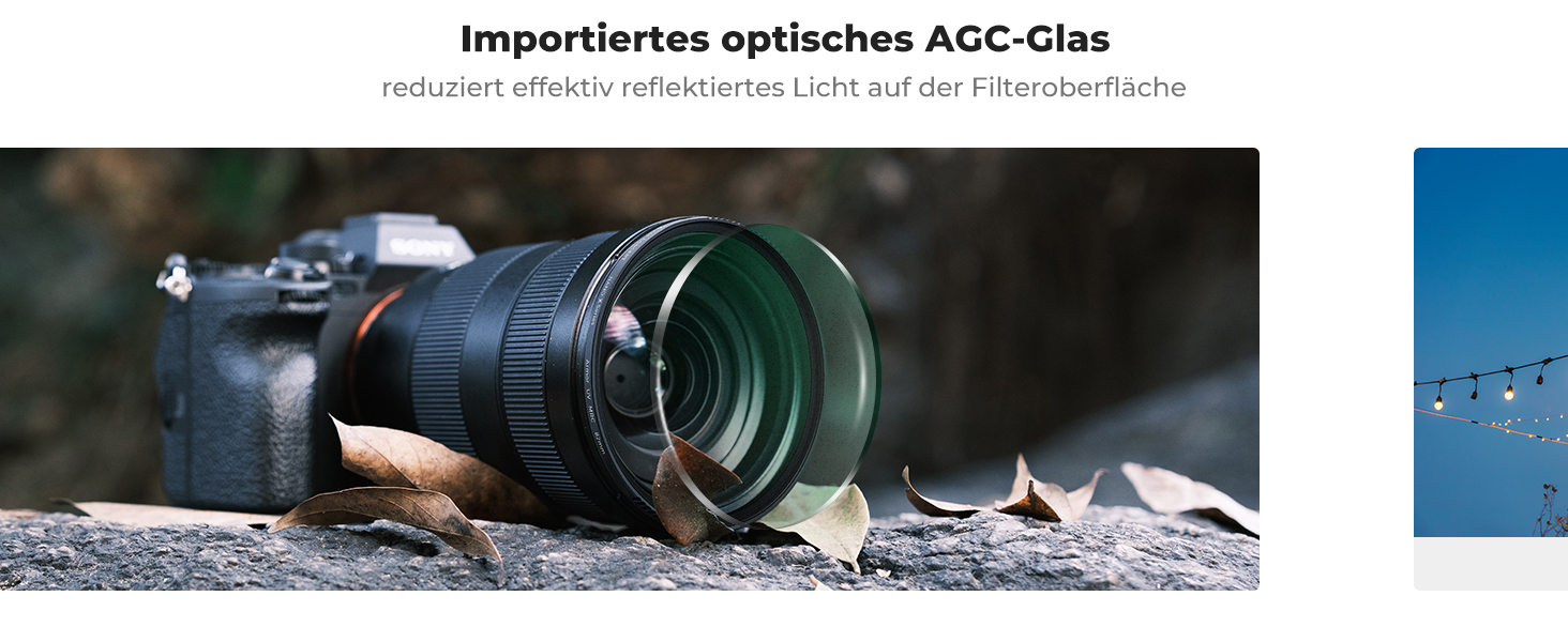 Фільтри K&F Concept Black Mist 82mm (1/4 & 1/8) для відео та портретної зйомки (Nano-Xcel)