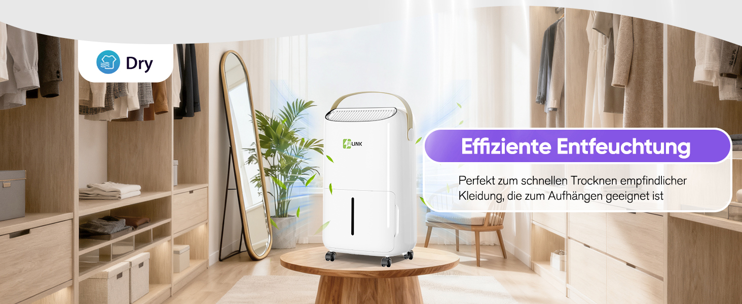 Електричний осушувач повітря 9л/24г, тихий, з дитячим блокуванням, захистом від переливу та автоматичним перезапуском. Підходить для спальні, ванної кімнати, підвалу та пральні. Осушувач повітря 16л/день.