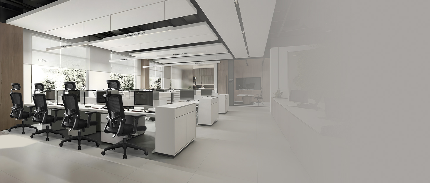 Ергономічне офісне крісло Daccormax з регульованою підтримкою голови та попереку, сітчасте, до 150 кг, темно-сіре