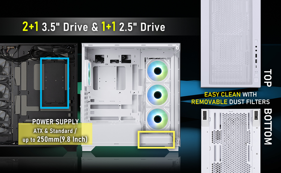 Корпус ПК BitFenix CETO Premium Edition Mid Tower (Чорний)