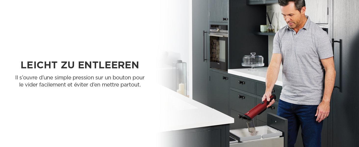 Shark WandVac 2.0 Бездротовий міні-пилосос, ручний, WV270EU. Компактний, легкий, з насадкою для щілин та універсальною насадкою. Час роботи: 15 хвилин, помаранчевий колір.