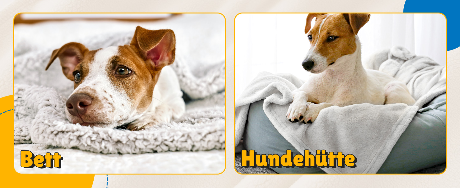 Водонепроникний килимок для собак, 152x127 см - двосторонній, м'який, теплий. Підходить для великих собак та котів. Захищає підлогу, ліжко, диван та автокрісло. Сірий.