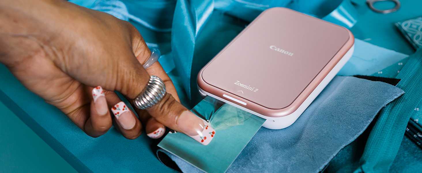 Canon Zoemini 2: Портативний фотодрук, Bluetooth 5.0, USB-C зарядка, Рожеве золото (Disney Limited Edition)