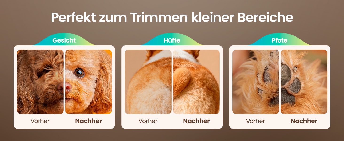 Машинка для стрижки собак та котів oneisall 2-в-1 з тримером для подушок, LED-підсвічуванням, тиха, акумулятор 2000 mAh, для густого та кучерявого хутра, синього кольору