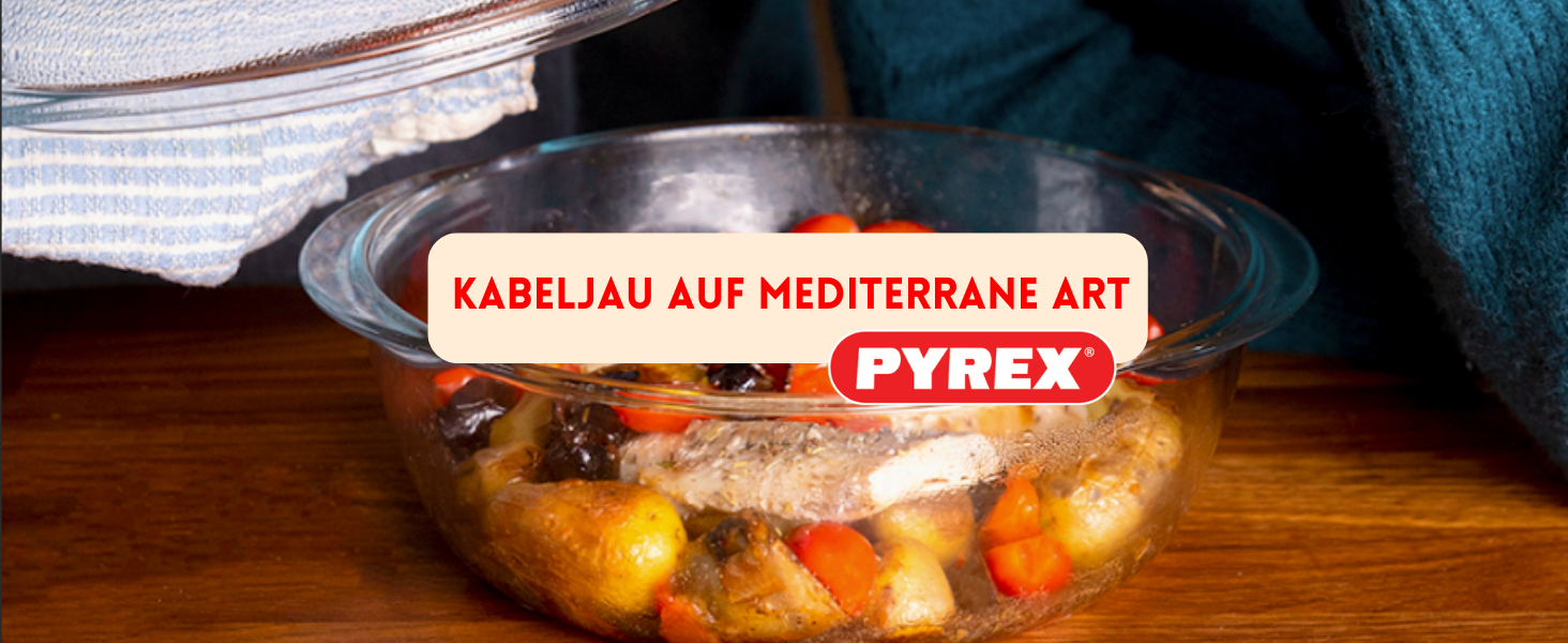 Набір Pyrex 4-в-1: 2 жаростійкі каструлі 1,6 л і 2,3 л, боросилікатне скло, для духовки, мікрохвильовки, пароварки, посудомийки