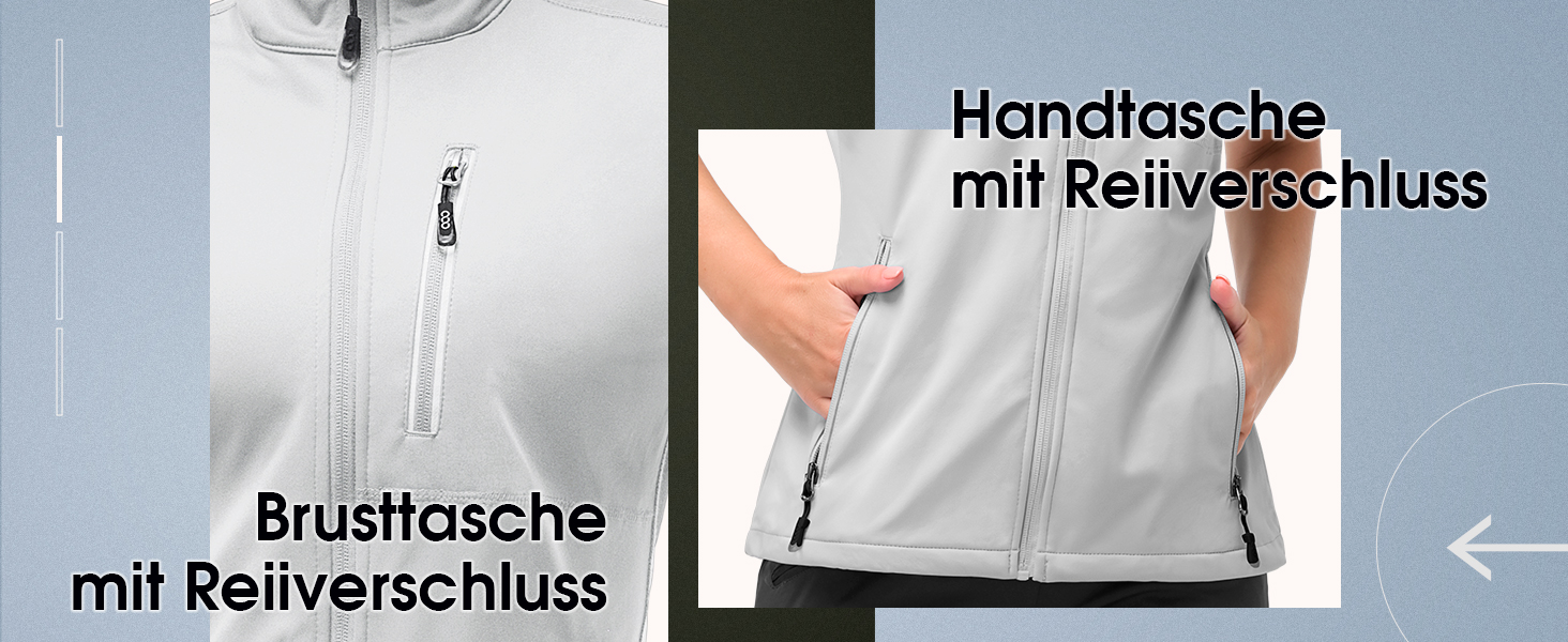 Жіноча легка бігова жилетка Softshell, Outdoor, вітро- та водонепроникна, дихаюча, для бігу, гольфу, хайкінгу, блакитна, розмір L