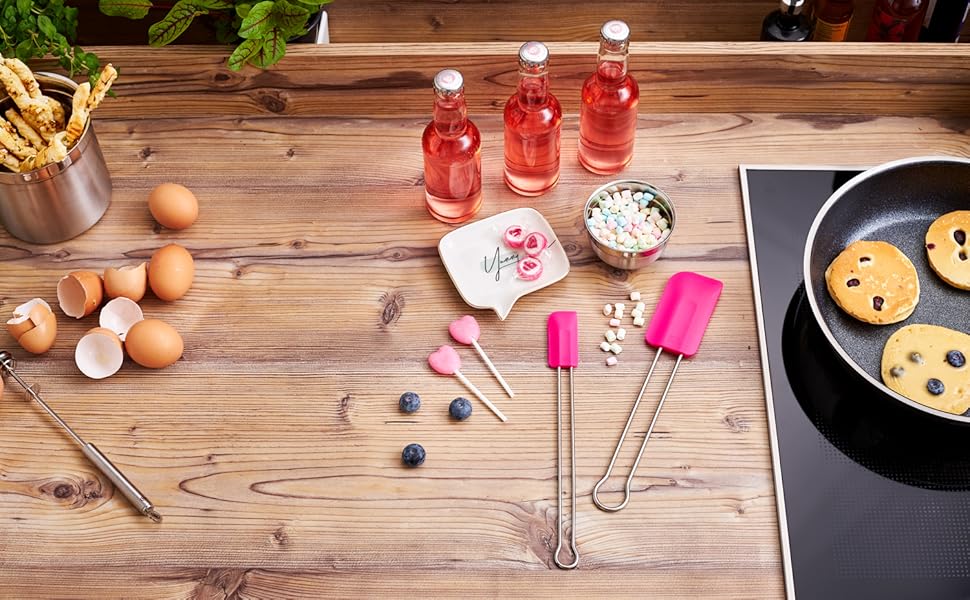 Венчик кухонний RÖSLE Silikon, нержавіюча сталь 18/10, силікон, термостійкий до 220°C, 27 см