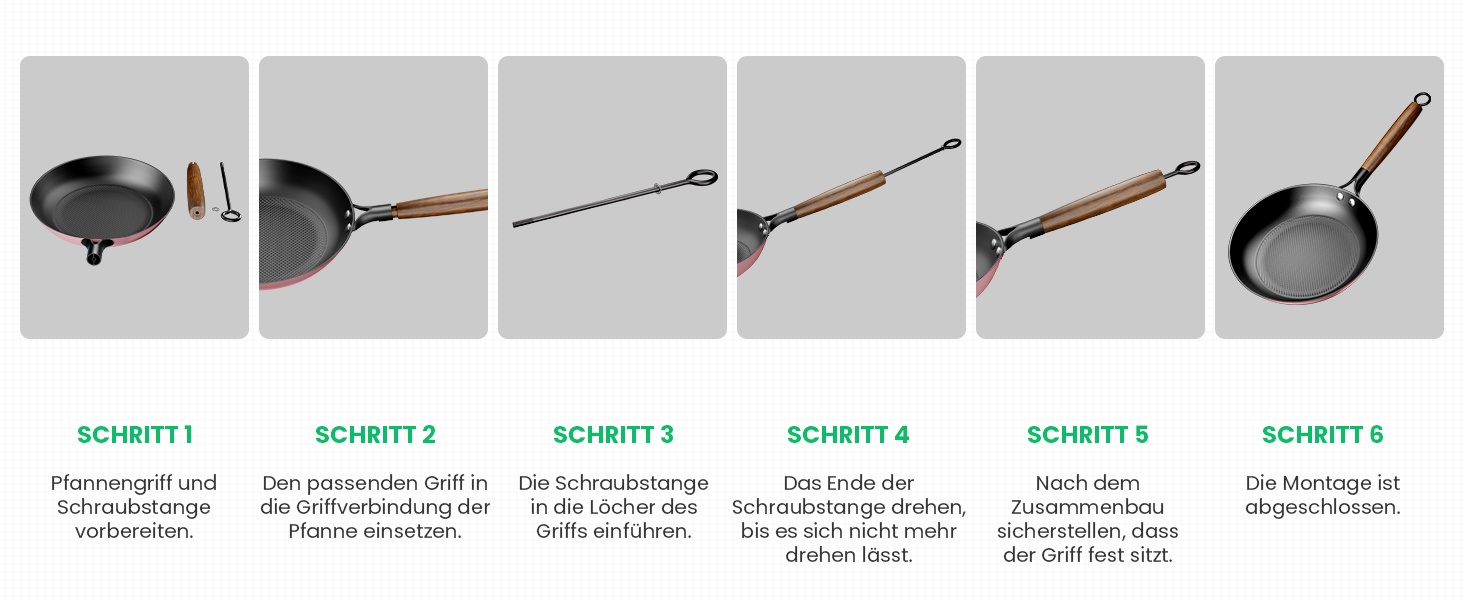 Чавунна сковорода YUTANN для індукції, газу, електроплити (20/24/28 см) рожева - без PFOA, з антипригарним покриттям