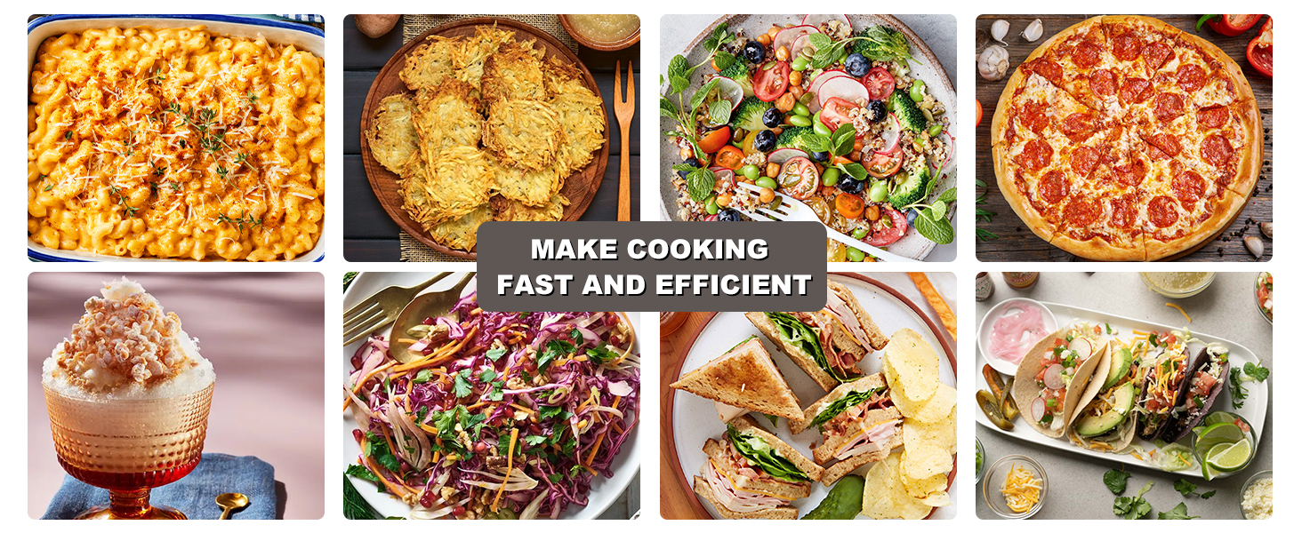 Трояк для овочів та сиру з 3 наборами ножів, білий. Ідеально для нарізки овочів, сиру, горіхів. 5 ножів