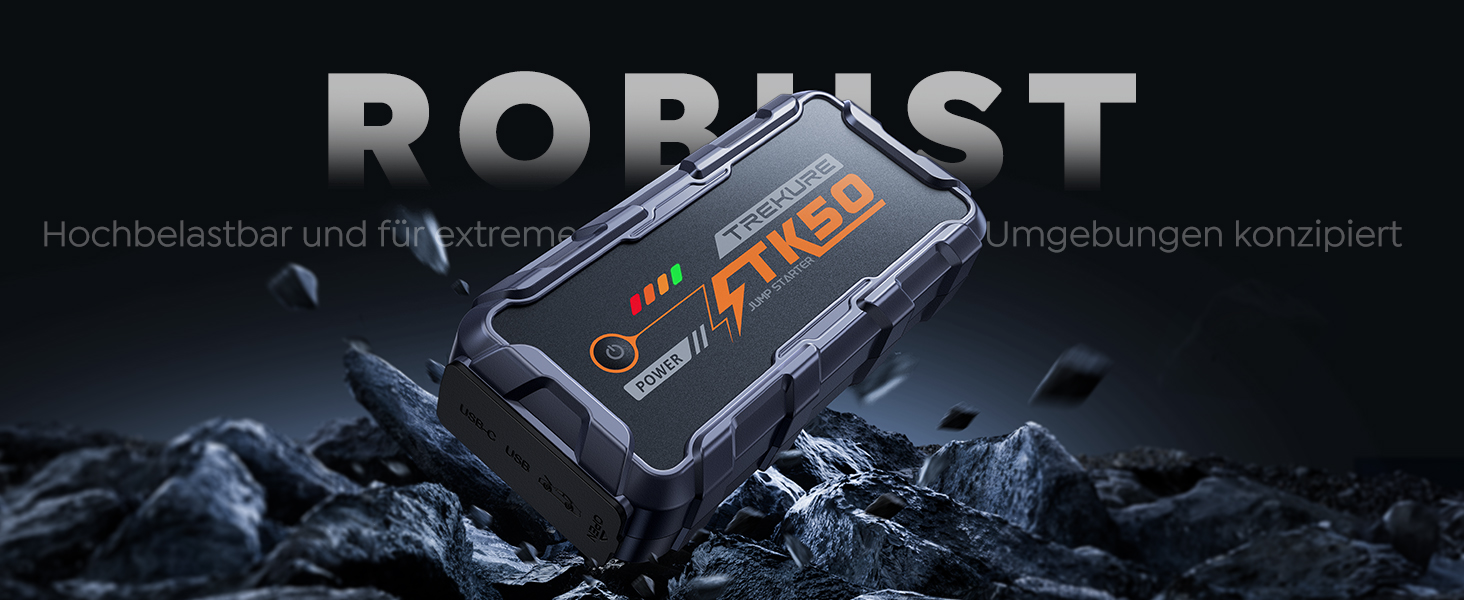 Powerbank для авто 8000A Starthilfe (бензин/дизель) 26800mAh з ліхтарем та USB