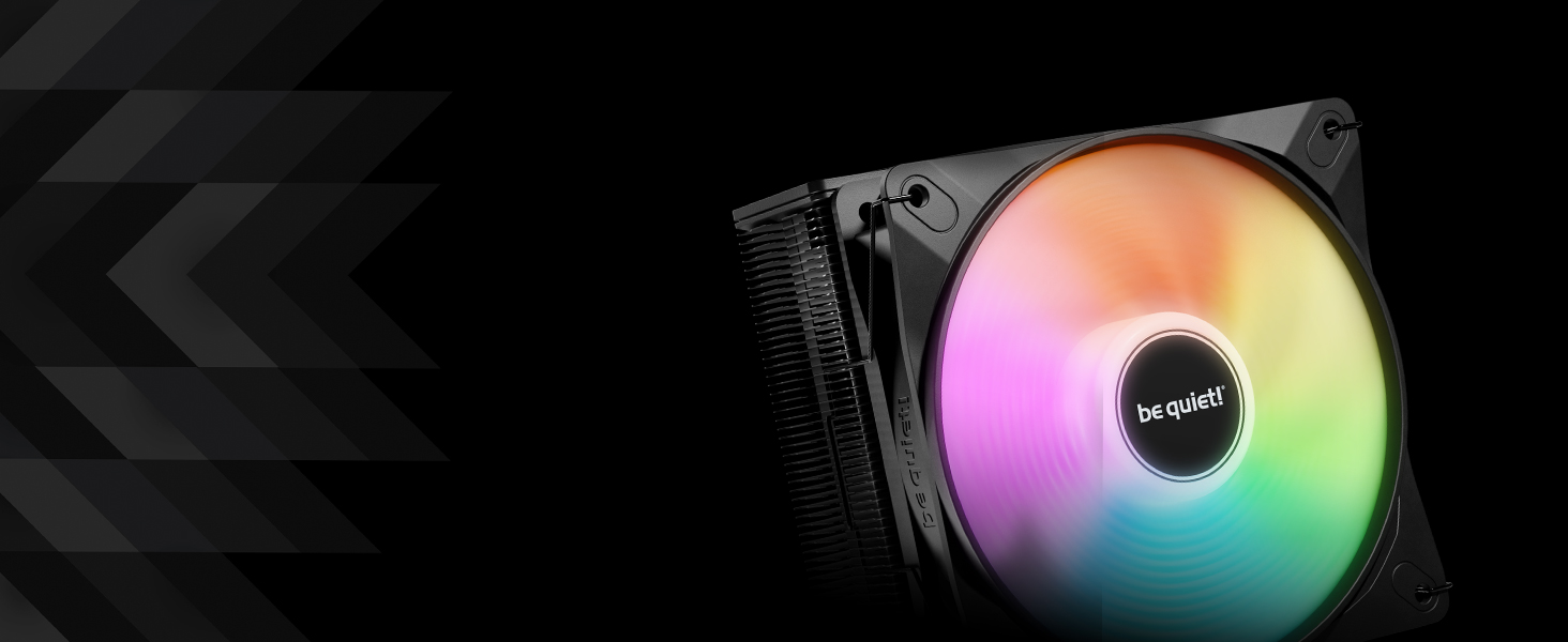 be quiet! Pure Rock 3 LX - повітряний кулер для ПК з 4 тепловими трубами та вентилятором Pure Wings 3 120mm PWM