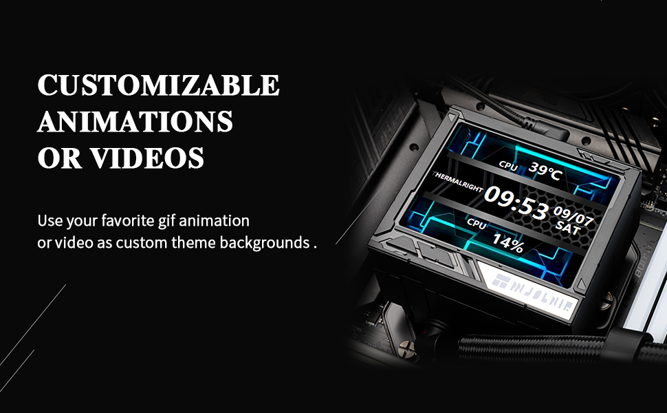 Thermalright Mjolnir Vision 360 ARGB: Смарт-рідинний кулер для CPU з IPS-дисплеєм, підтримка AM4/AM5/LGA1700/1851