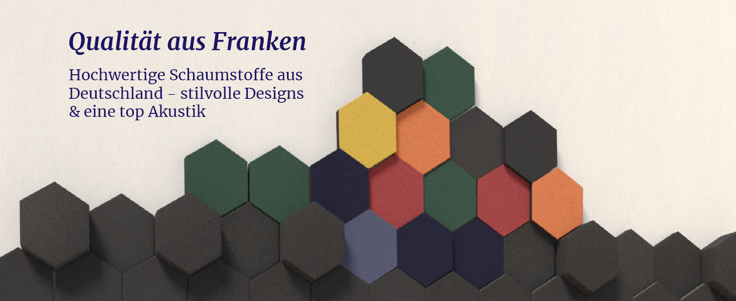 Акустичні 3D-панелі PolySound ECO гексагон, самоклеючі панелі для звукоізоляції офісу, геймерської зони та дому, набір 9 шт (3-10 см), колір Smoky Safari