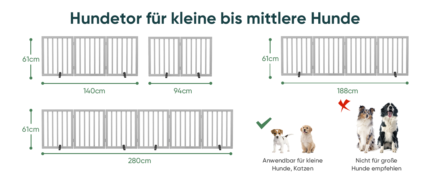 Бамбукове захисне гiтер для дитини та тварин Semiocthome, 2 секції, 90 см, бiлий