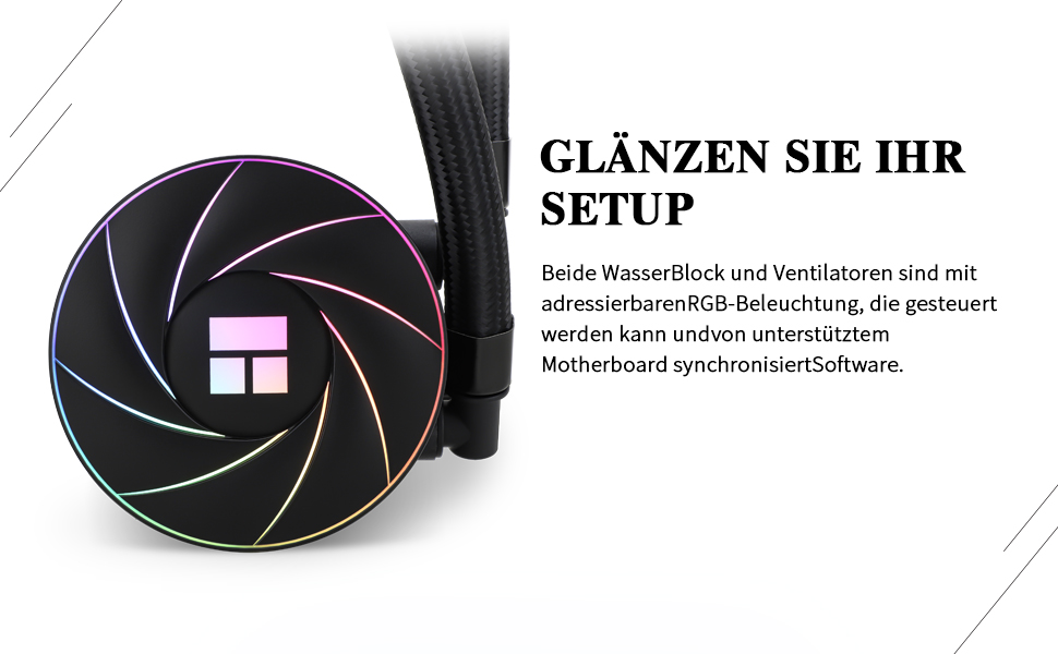 Thermalright AQUA ELITE 360 ARGB: Система водяного охолодження CPU з 3 вентиляторами 120мм, 1550RPM, для AMD/Intel