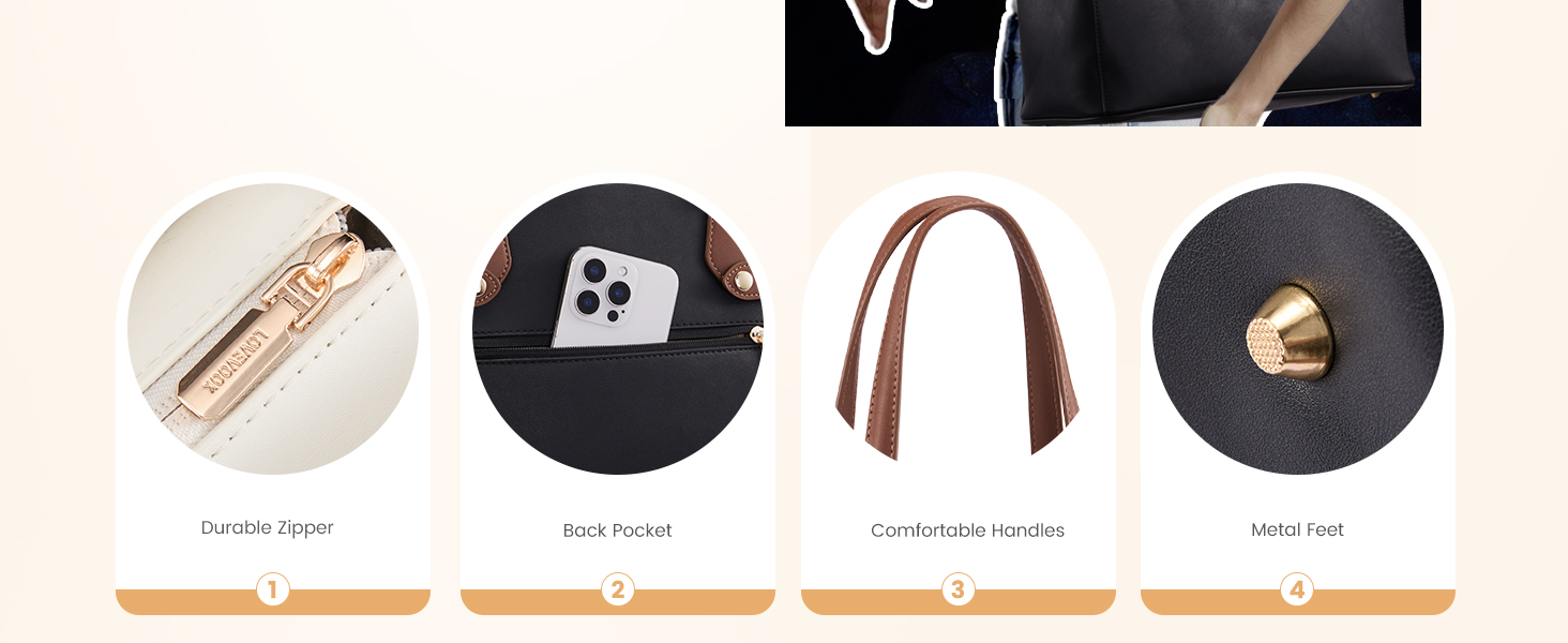 Сумка жіноча LOVEVOOK шопер 15.6