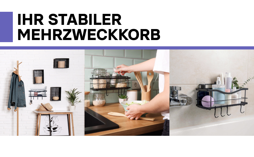 Дзеркальна поличка для душу KINCMAX без свердління з нержавіючої сталі (нержавіюча, з гачками, для ванної кімнати)