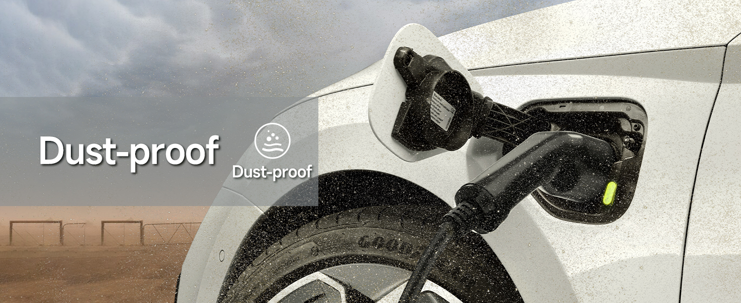 Кабель зарядного пристрою для електромобіля 8м, 3.6 кВт, Schuko, регульований струм 6/8/10/13/16A, з сумкою, IEC 62196-2