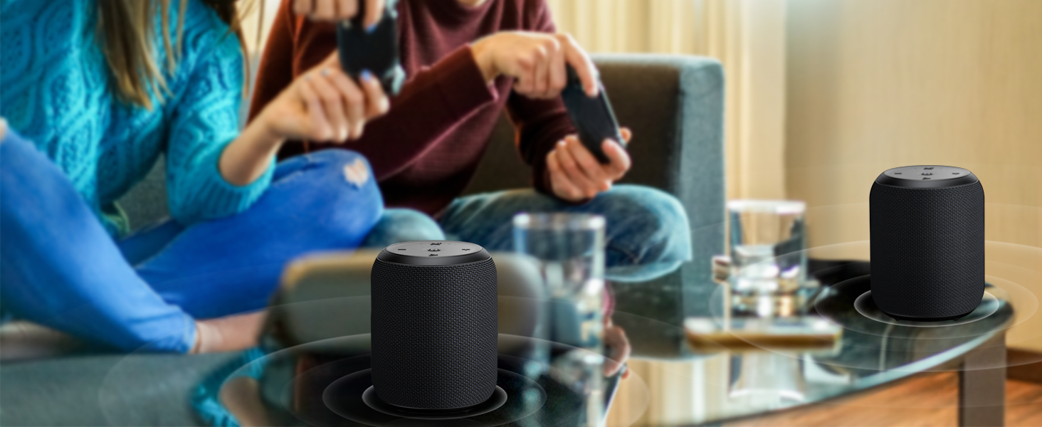 Bluetooth колонка NOTABRICK портативна, водонепроникна IPX67, бездротова 5.0, стерео бас, акумулятор 15 год, підтримка SD/TF/AUX, для дому, вулиці, пляжу, подорожей (чорна)