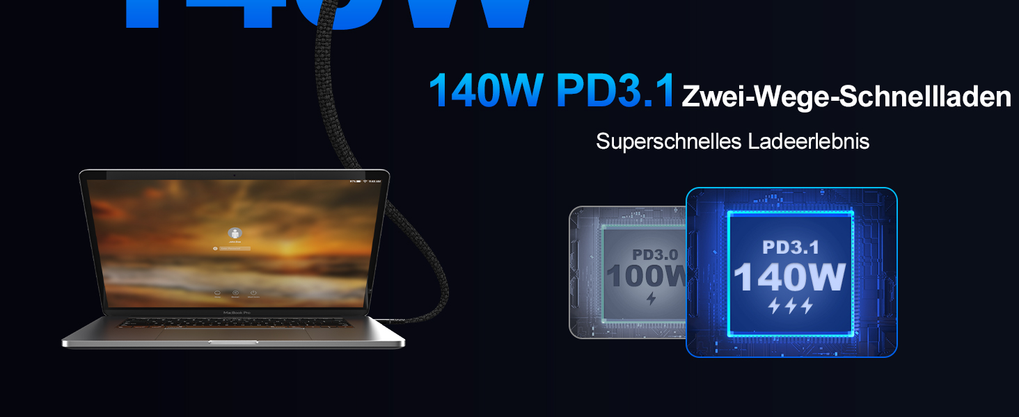 Power Bank AsperX 20000mAh, 165W, USB-C Кабель, для MacBook, Dell, HP, Lenovo, iPad, iPhone, Galaxy