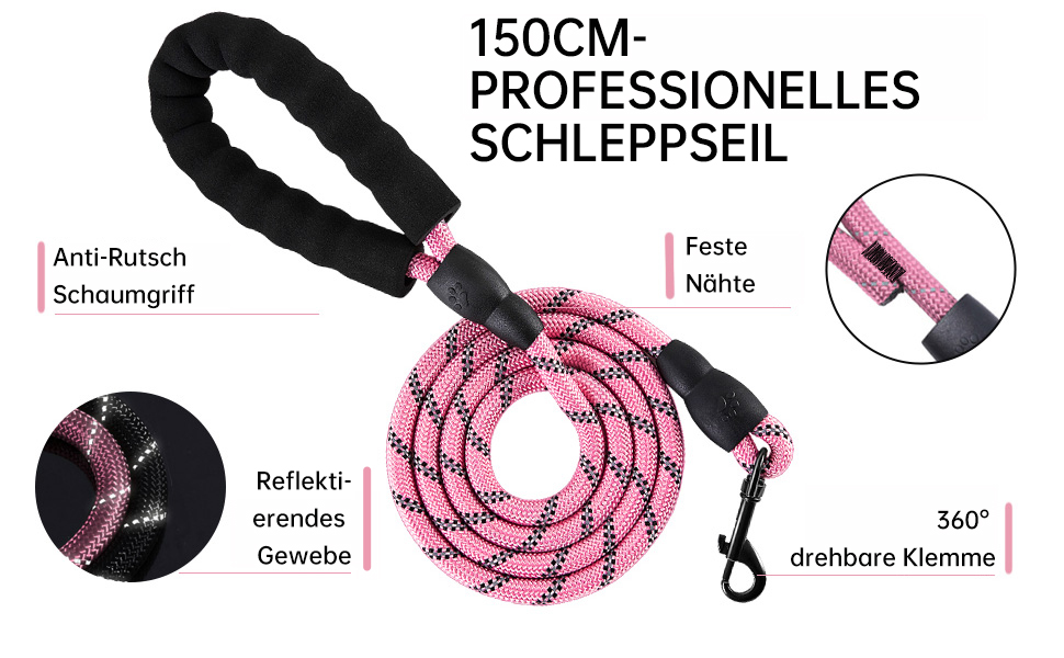 Шлейка для собак середнього розміру NESTROAD, розмір M, анти-тягнуча, з гамаком, безпечна, для собак, середній розмір, обхват шиї 33~43 см, обхват грудей 43~64 см, з підкладкою, рожевий принт