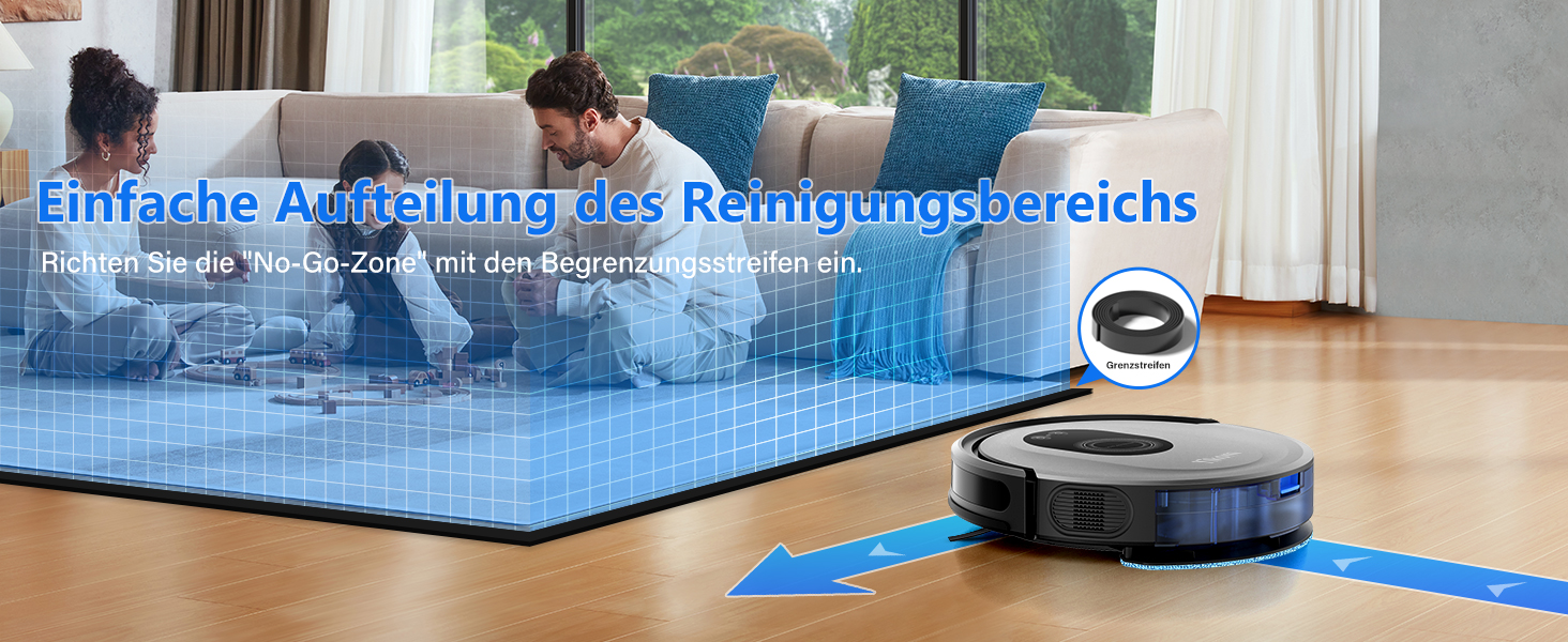 Робот-пилосос 2-в-1 з функцією миття Tikom G8000 Max, 5000Pa, самостійна зарядка, Wi-Fi, 150 хв, для тварин, килимів, твердих підлог, чорний