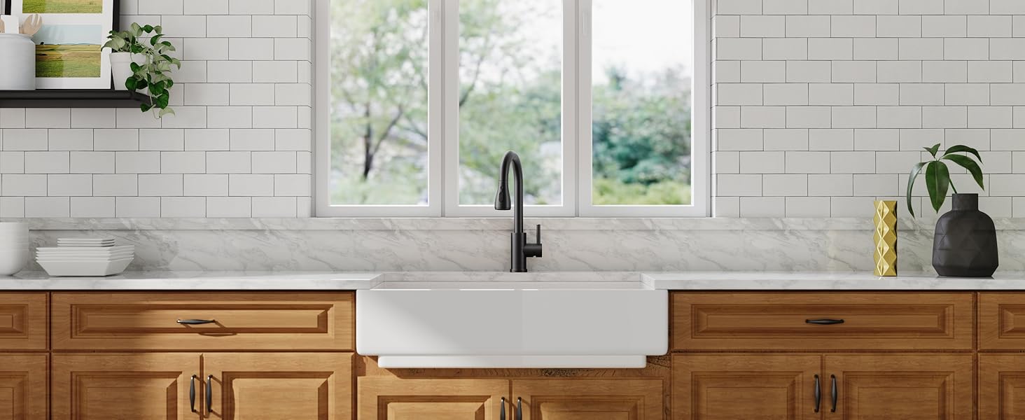 Змішувач для кухні FORIOUS з висувною лійкою, 360° обертання, 2 режими, нержавіюча сталь