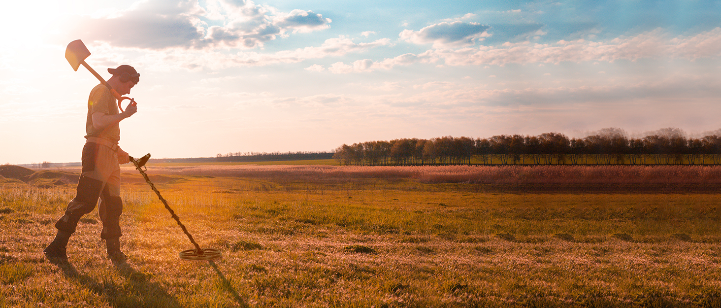 Металошукач професійний 13''/33см з водонепроникною котушкою, високою чутливістю та Pinpointer, для дорослих, з LCD-дисплеєм