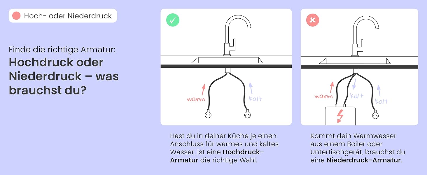 Кухонний змішувач Instmaier з висувною лійкою та душовою насадкою | Хром | Змішувач для кухні з 2 режимами струменя | Однорідний змішувач | Кухонний кран з поворотним виливом | Високий тиск