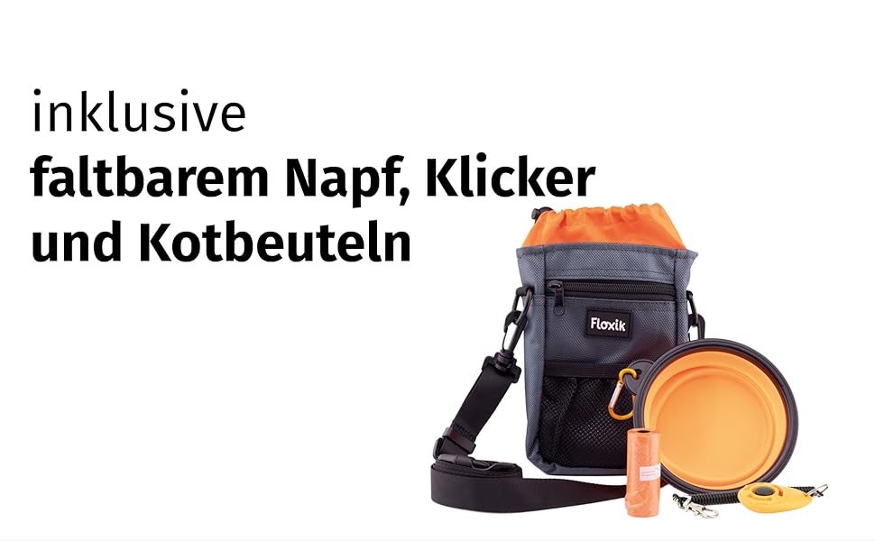Сумка для ласощів Floxik Premium для собак | Практична сумка для тренувань та виховання цуценят