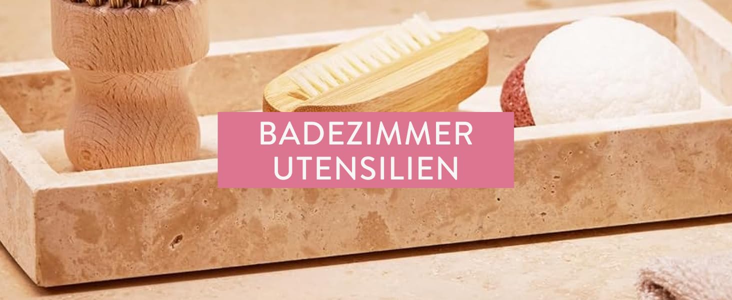 Набір для ванної кімнати Navaris: дозатор для мила, стакан для зубної пасти, 3 шт. - аксесуари для ванної кімнати, набір, штучний камінь, мармур, бежевий