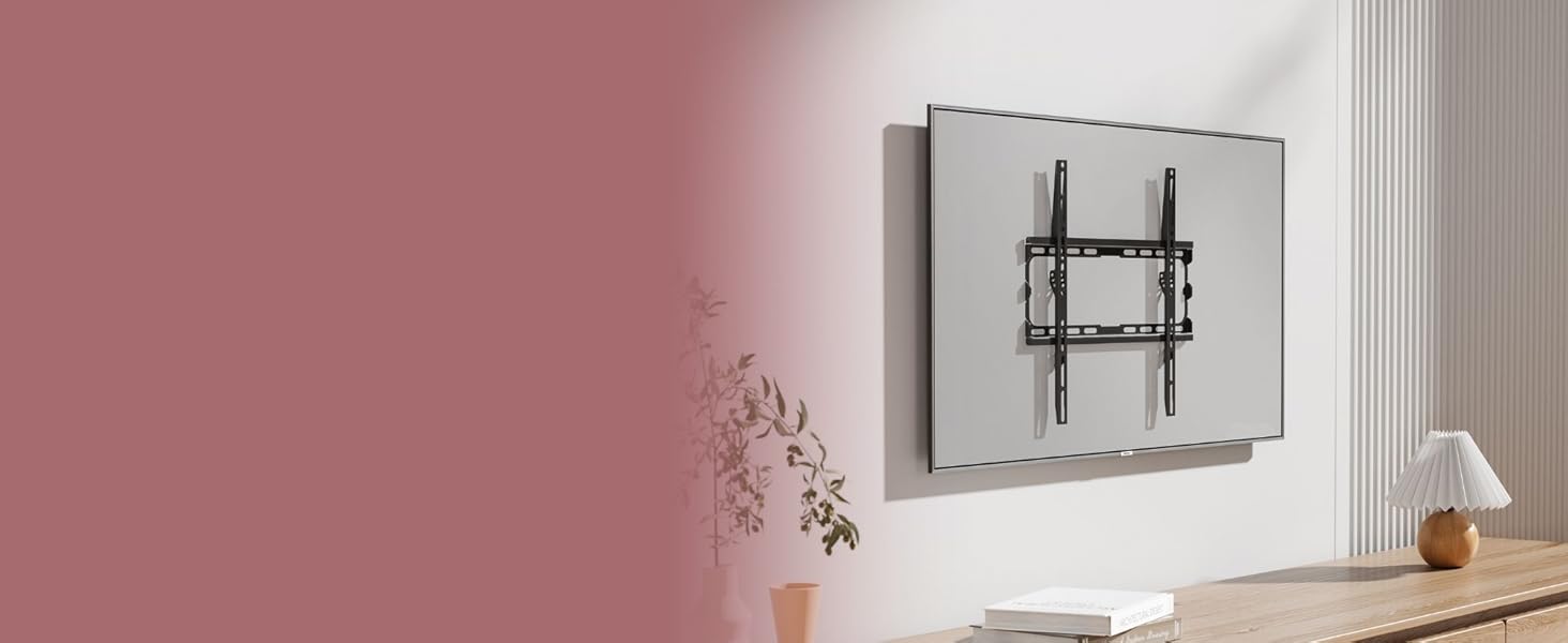 Кріплення для телевізора VonHaus для екранів 32-70 дюймів, ультратонке, з рівнем, VESA 400x400, до 45 кг