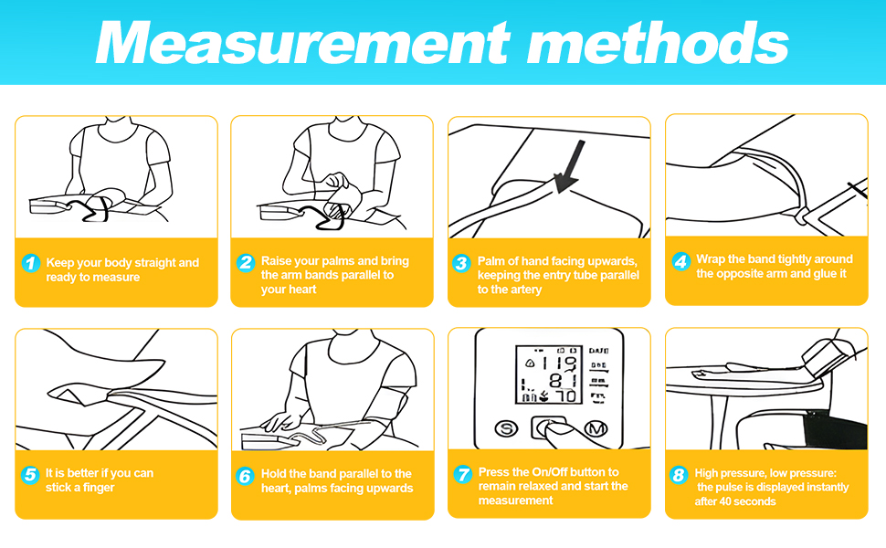 Тонометр на плече цифровий Oberarm, виявлення аритмії та вимірювання пульсу, велика манжета 22-36 см, 2 * 99 місця пам'яті