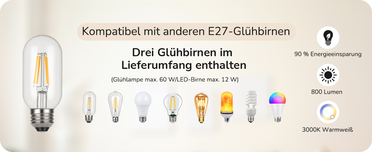 LED торшер Edishine для вітальні, ретро стиль, 3 лампи, диммування, 4W E27, регулювання поворотною ручкою, індустріальний декор з металевим абажуром-сіткою, 2700K, висота 166 см, золотий