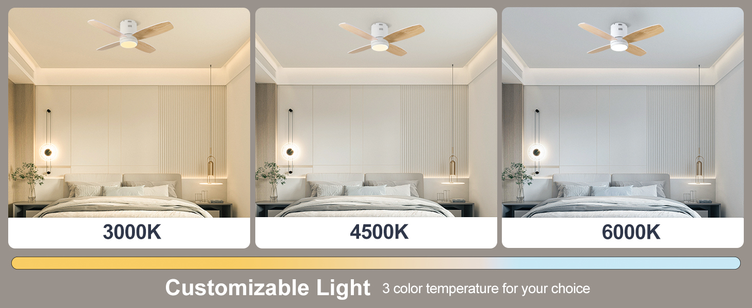 Стеляний вентилятор Ohniyou з підсвіткою та пультом дистанційного керування, 96,5 см (38 дюймів), з керуванням через додаток, тихий, регульований, для спальні, тераси, внутрішнього та зовнішнього використання, білий, сучасний