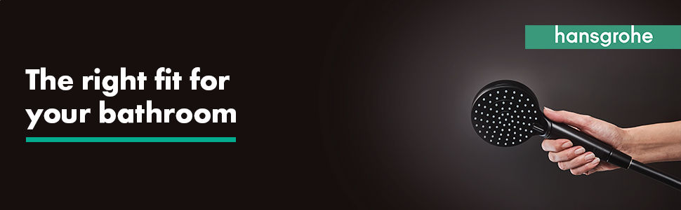 Ручний душ Hansgrohe Vernis Blend Vario, матовий чорний, 2 режими, EcoSmart, економний, діаметр 100 мм